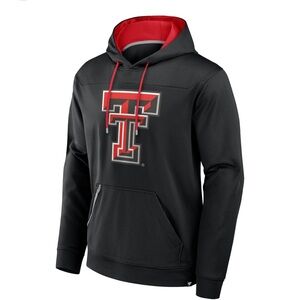 Colosseum | Women’s Black and Red Texas Tech Pullover Hoodie | L